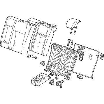 Chevy 42390322 Seat Back Assembly