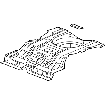 Pontiac 19181804 Rear Floor Pan