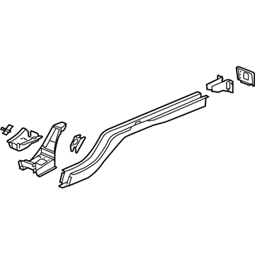 Pontiac 88954383 Rear Rail