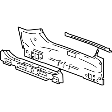 Pontiac 88956015 Rear Body Panel