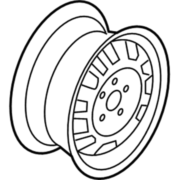 GMC 9591908 Wheel, Alloy