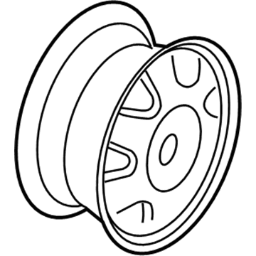 GMC 12361577 Wheel, Alloy