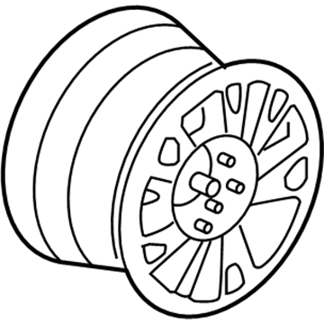 GMC 12368857 Wheel, Alloy