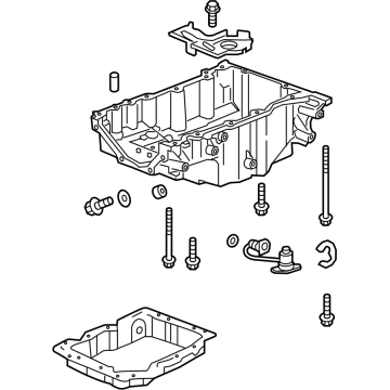 GMC 25202731 Upper Oil Pan