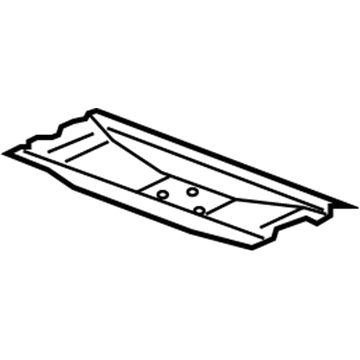 GM 10318977 Reinforcement, Rear Floor Panel