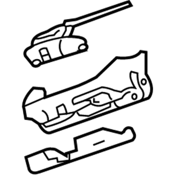 2007 Pontiac Torrent Tailgate Latch - 20817708