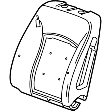 GM 23209668 Pad Assembly, Front Seat Back