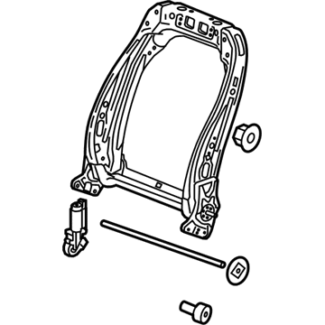 GM 13578625 Frame Assembly, Front Seat Back Cushion