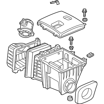 GM 15287273 Cleaner Assembly, Air (W/ Mass Airflow Sensor