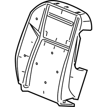 Pontiac 89043115 Seat Back Pad