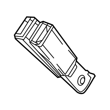 GM 87836911 BUCKLE KIT-R/SEAT BELT *BACKEN BLACKK