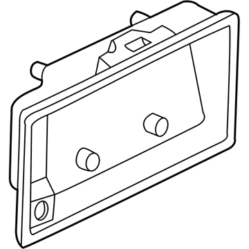 GM 15684724 Housing Assembly, Rear License