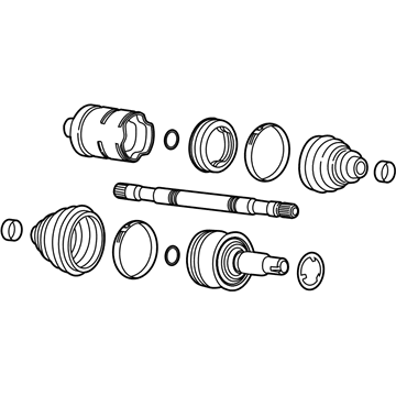 GM 84550218 Shaft Assembly, Front Whl Drv