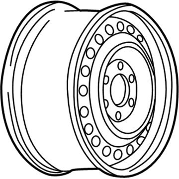 Chevy 9593405 Spare Wheel