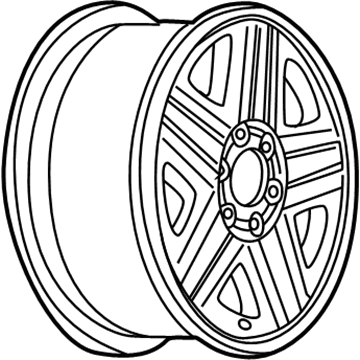 GMC 9594944 Wheel, Alloy