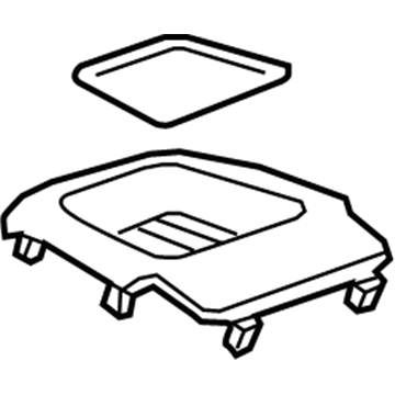 GM 95460897 Molding,Instrument Panel Center Upper