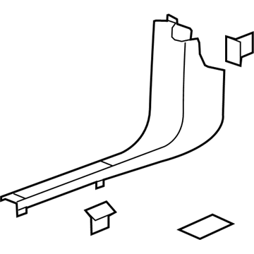 GM 22852892 Molding,Front Side Door Sill Garnish *Titanium