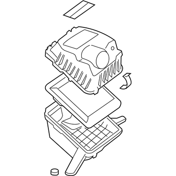 Hummer 25996274 Air Cleaner Assembly