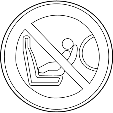 Buick 10426427 Warning Label