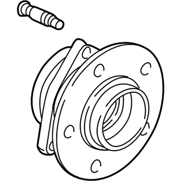 Saturn 10359823 Front Hub & Bearing