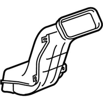 Cadillac 20893408 Rear Duct