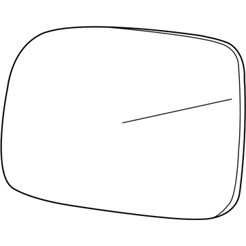 Chevy 88987571 Mirror Glass