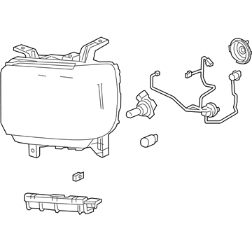 GMC 84144049 Headlamp Assembly