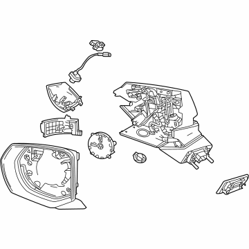 GM 84977502 Housing Assembly, O/S Rr View Mir