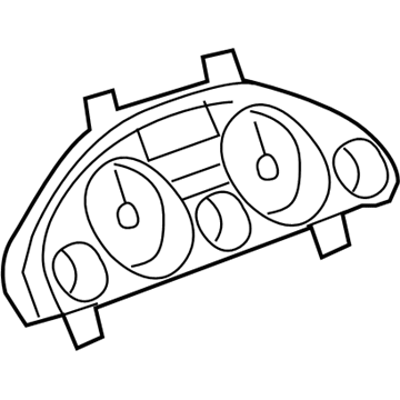 Chevy Traverse Speedometer - 22868683