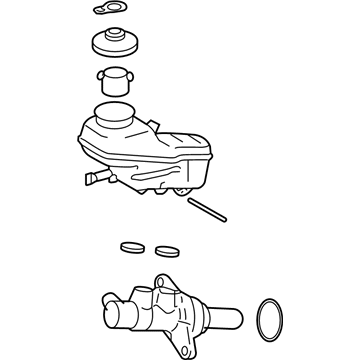 Pontiac Vibe Brake Master Cylinder - 19205191