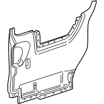 GM 10403852 PANEL, Rear Side Door Trim