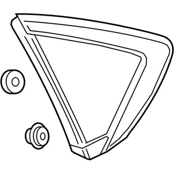 GM 39195423 Molding Assembly, Body Si Rr *Aluminum Higs