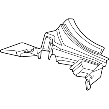 Chevy 84225439 Rear Duct