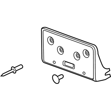 Buick 39151166 License Bracket