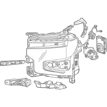 GM 85594431 HEADLAMP ASM-FRT