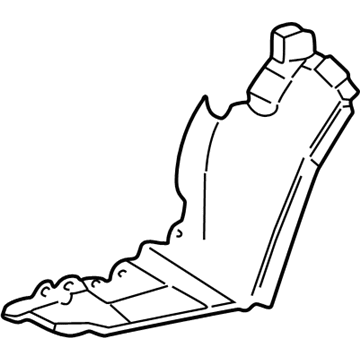 GM 22610204 Shield, Front Wheelhouse Panel Splash