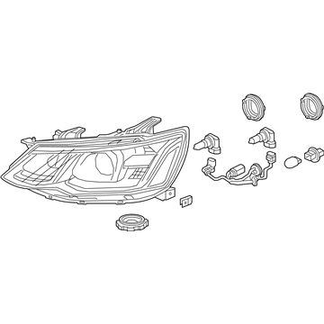 Chevy 42703393 Headlamp Assembly