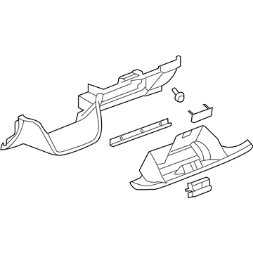 GMC 20925898 Glove Box Assembly