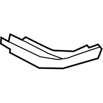 GM 96845526 Gutter,Body Side Outer Rear Panel Drain