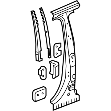 Chevy 23466071 Center Pillar Reinforcement