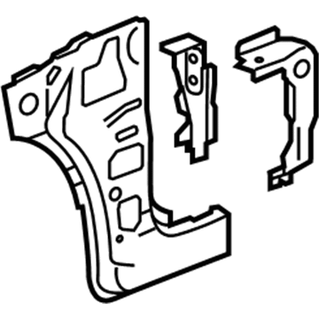 Chevy 23126944 Inner Hinge Pillar