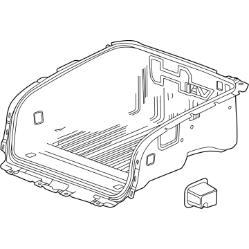 GM 85547554 COMPARTMENT-FRT TR FIN