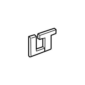 GM 84467005 Plate Assembly, E/Gate Trim Lvl Na *Ex Brt Chromm