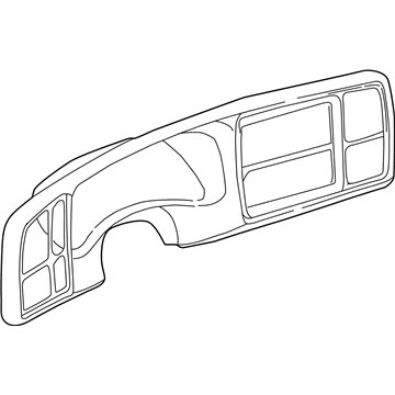 Cadillac 15804968 Cluster Bezel