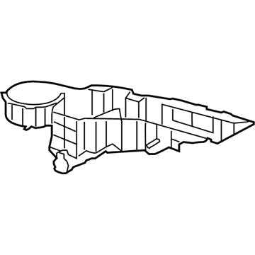 Cadillac 89018301 Evaporator Case