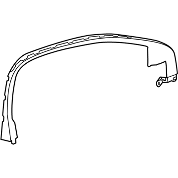 Cadillac 23216778 Upper Molding