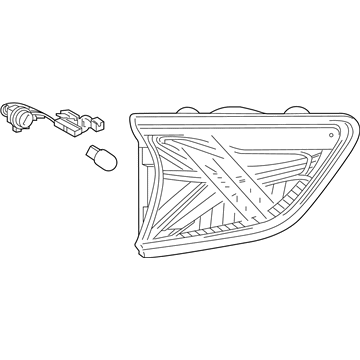 GM 85115488 Lamp Assembly, Rear Clsr Aux Sig