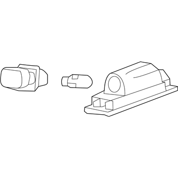 Chevy 20944894 License Lamp