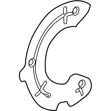 GM 23446731 Shield, Front Brake