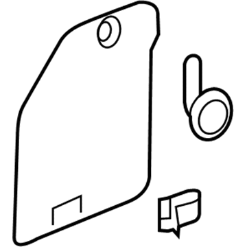 Chevy 84168821 Compartment Door